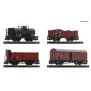 Fleischmann 880907 4-tlg. Set: Güterwagen, DRB,...
