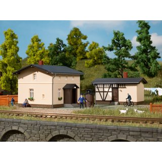 Auhagen 13347 Bahnwärterwohnhaus mit Nebengebäude  Spur TT
