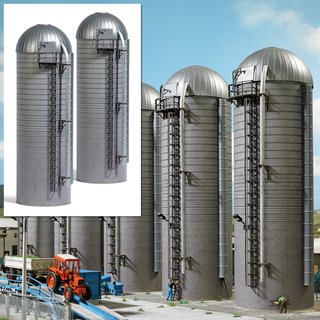 Busch 1913  2 Hochsilos HS 091 H0 Spur