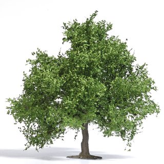 Busch 3661 Obstbaum/kleine Eiche 95mm, Frühling  H0 Spur
