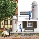 Busch 7909 A-Set: Plakatkleber H0 Spur