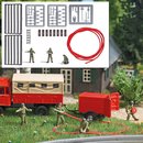Busch 7960 A-Set: Feuerwehr Mannschaft H0 Spur