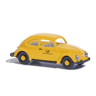 *Busch 52960 VW Käfer Ovalfenster, Deutsche Bundespost Fahrschule, 1955  Maßstab 1:87