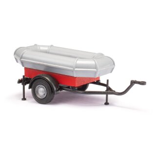 Busch 59969 Feuerwehranhänger mit Schlauchboot  Maßstab 1:87