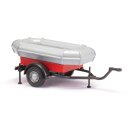 Busch 59969 Feuerwehranhänger mit Schlauchboot...