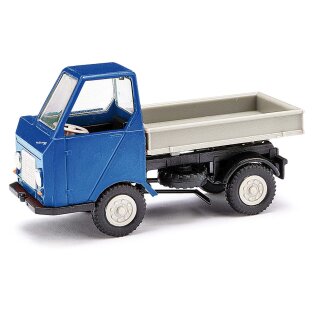 Busch 211004402 Multicar M22 Muldenkipper, blau Maßstab 1:160