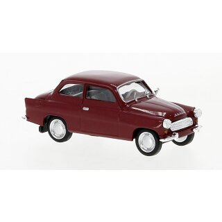 Brekina 27455 Skoda Octavia, dunkelrot, 1960  Maßstab: 1:87