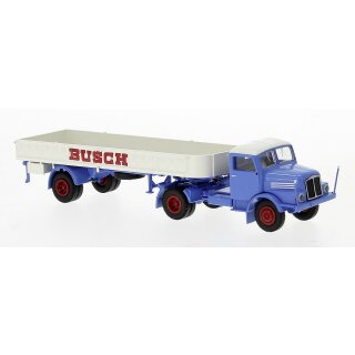 Brekina 71404 IFA S 4000-1 Pritschen-SZ, Circus Busch 1960  Maßstab: 1:87
