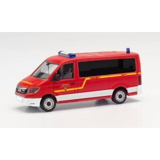 Herpa 096157 MAN TGE Bus FD, Feuerwehr Goslar  Maßstab 1:87