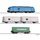 Tillig 01500 Analoges Startset mit Diesellok und Güterzug, MAV, Ep.VI  Spur TT
