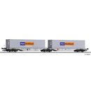 Tillig 18068 Containertragwagen Sggmrs HUPAC AG (CH) Ep....