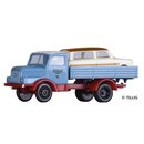 Tillig 19058 H3A LKW, VEB Sachsenring beladen mit Trabant...