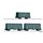Tillig 70050 Bauzugwagen-Set, DR, Ep.IV  Spur H0