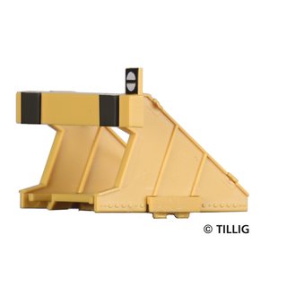 Tillig 85512 Bausatz vier Prellböcke, gelb, für Elite-Gleissystem  Spur H0