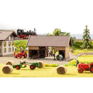Noch 66715 Landwirtschaftliches Nebengebäude, Laser Cut Bausatz  Spur H0