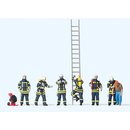 Preiser 10765 Feuerwehrleute in moderner Einsatzkleidung...