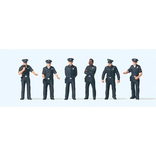 Preiser 10799 US City Police (2)  Spur H0