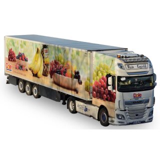Herpa 945783 DAF XF SSC facelift Kühlkoffer-Sattelzug, Heide Logistik / Dole   Maßstab 1:87