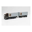 Herpa 313667 MAN TGS LX E6 Wechselkoffer-Hängerzug,...