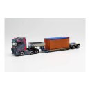 Herpa 313698 Scania CS20 HD 6x2 Tieflade-Sattelzug mit...
