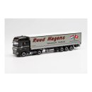 *Herpa 313872 DAF XF SSC E6 Gardinenplanen-Sattelzug mit...