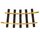 LGB L11020 Spur G Gebogenes Gleis Radius R1 15°