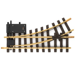 LGB L12150 Spur G Elektrische Weiche links Radius R1 30°