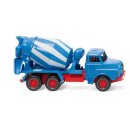 Wiking 068208 MAN Betonmischer, blau/weiß...