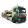Herpa 946759  MAN ZGX XLX Euro6 6x4 Tieflade-Sattelzug mit Liebherr Radlader, Geiger  Maßstab 1:87