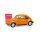 Herpa 013253-002 MiKi VW Käfer, orange  Maßstab 1:87