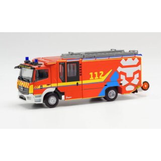 Herpa 096423 MB Atego Ziegler Z-Cab, FW Luxemburg  Maßstab 1:87
