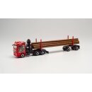 Herpa 314008 MAN TGX XLX Euro 6c, Holztransporte Wurm...