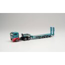*Herpa 314022 MAN TGX XL 6x4 Tieflade-Sattelzug,...