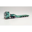 Herpa 314107 Volvo FH 16 Gl. XL Semitieflade-Sattelzug,...