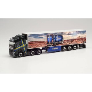 Herpa 314145 Volvo GH Gl. XL Kühlkoffer-Sattelzug, Hawthorns  (GB) Maßstab 1:87