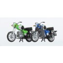 Fischer-modell Kres 10251 2x MZ TS 250 grün und...