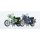 Fischer-modell Kres 10251 2x MZ TS 250 grün und blau, Komplettmodelle  Maßstab 1:87