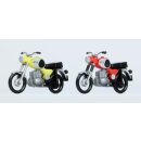 Fischer-modell Kres 11261 2x MZ TS 250 rot und gelb,...