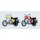 Fischer-modell Kres 11261 2x MZ TS 250 rot und gelb, Komplettmodelle  Maßstab 1:120