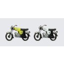 Fischer-modell Kres 11161 2x Simson S51 weiß und...
