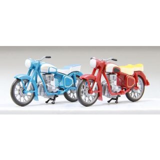Fischer-modell Kres 10426 AWO425S 2 Stück in zwei Farben und mit verschiedenen Sitzbänken, Komplettmodelle  Maßstab 1:87