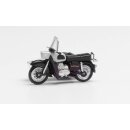 Herpa 053433-006 MZ 250 mit Beiwagen, silber / schwarz...