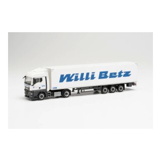 Herpa 313544 MAN TGX GM Koffer-Sattelzug, Willi Betz  Maßstab 1:87