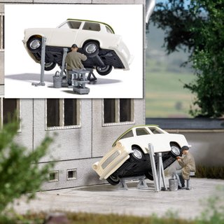 Busch 7938 A-Set: Hebevorrichtung Trabant  Spur H0