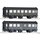 Tillig 01051 2er Set Umbauwagen, DB, Ep.IV  Spur TT