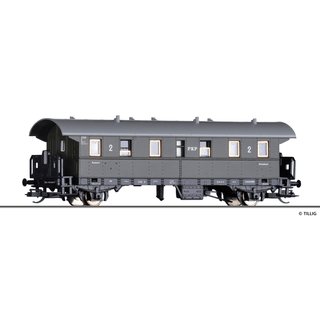 Tillig 13243 Personenwagen, 2.Klasse, PKP, Ep.III  Spur TT