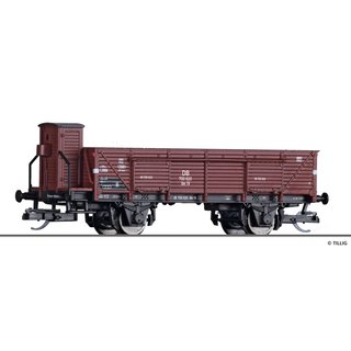 Tillig 17626 offener Güterwagen Om 19 mit Brhs.,DB, Ep.III  Spur TT