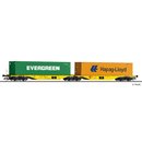 Tillig 18069 Containertragwagen Sggmrs, Clip Intermodal,...