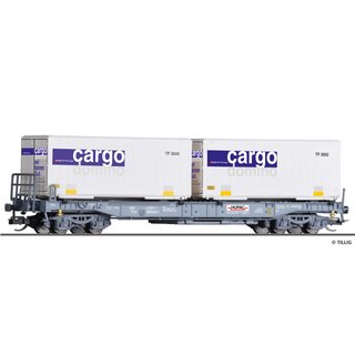 Tillig 18157 Taschenwagen Sdkmms HUPAC, SBB, Ep.V  Spur TT