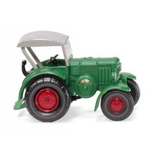 Wiking 095137 Lanz Bulldog mit Dach, laubgrün  Maßstab 1:160
